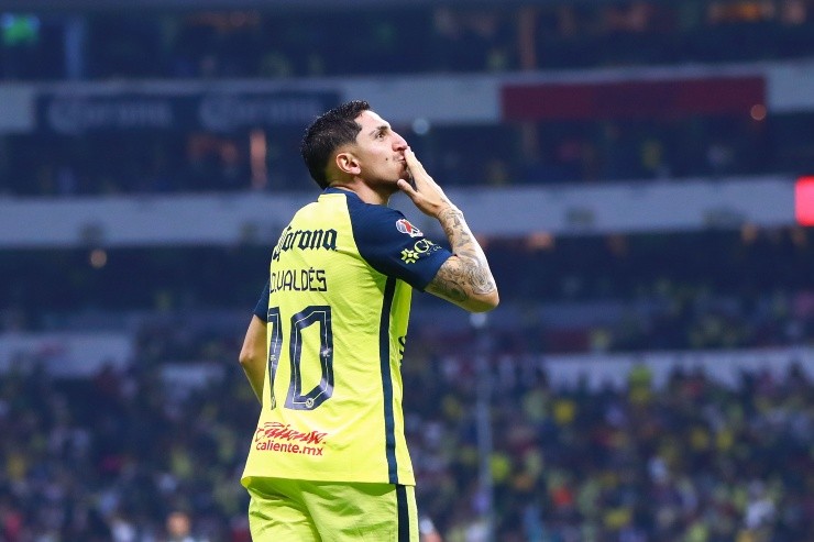 Valdés abrió el marcador en el 1-1 ante Pachuca. Créditos: Imago7