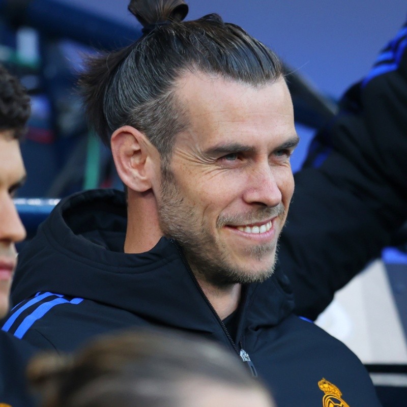 Gareth Bale seen during La Liga Santander 2021/2022 match between