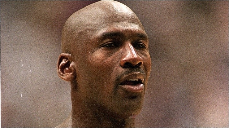 Michael Jordan durante el &quot;Flu Game&quot;. (Getty Images)