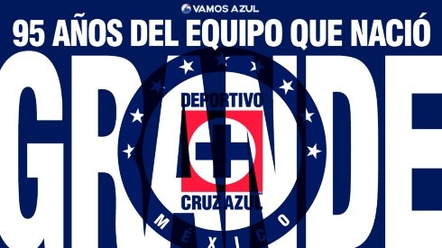 Cruz Azul festeja su aniversario 95 este 22 de mayo.