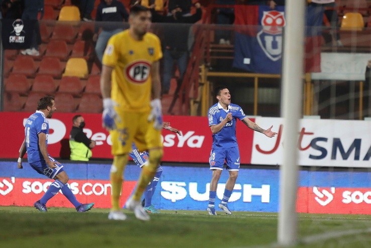 Pablo Aránguiz fue figura hoy en Santa Laura | Foto: Agencia Uno 