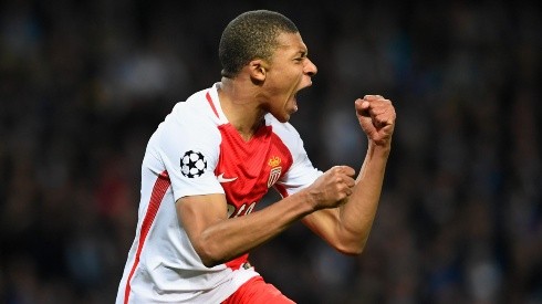 Kylian Mbappé en Mónaco