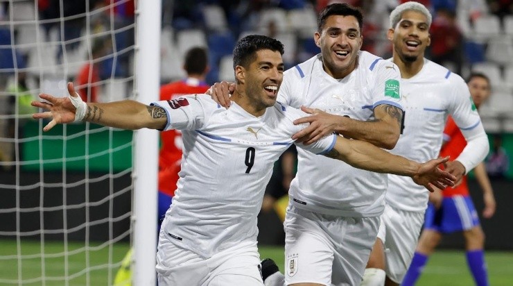 Luis Suarez of Uruguay (Photo by Alberto Valdez – Pool/Getty Images)