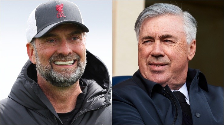Jurgen Klopp of Liverpool and Carlo Ancelotti of Real Madrid (Getty Images).