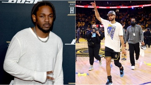 Kendrick Lamar y Stephen Curry