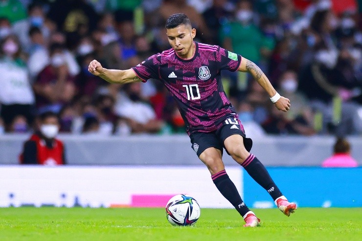 Orbelín Pineda tiene 44 partidos con la Selección Mexicana. Créditos: Getty Images