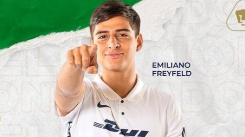 Emiliano Freyfeld representará a Pumas en la Selección de México Sub 20.