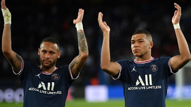 Neymar y Mbappé en PSG.