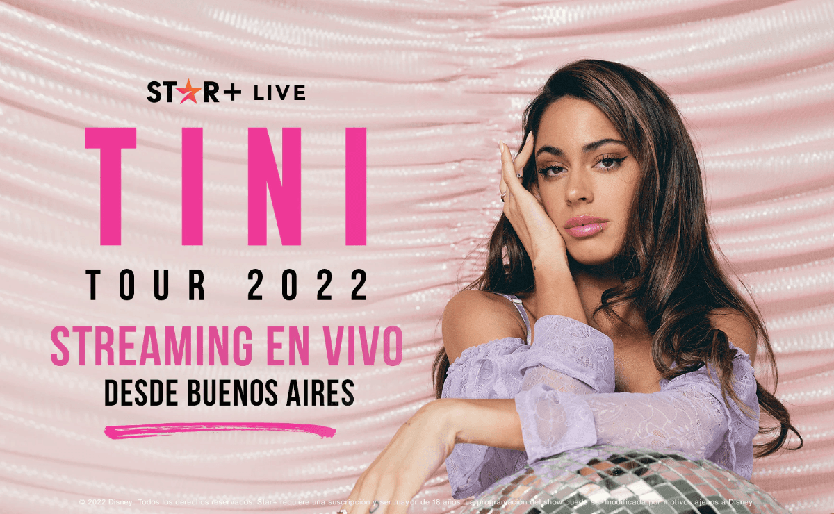 Tini Tour 2022 hora y streaming ONLINE para ver el show EN VIVO