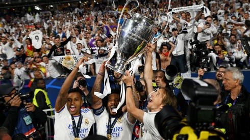 Festejo de Real Madrid.
