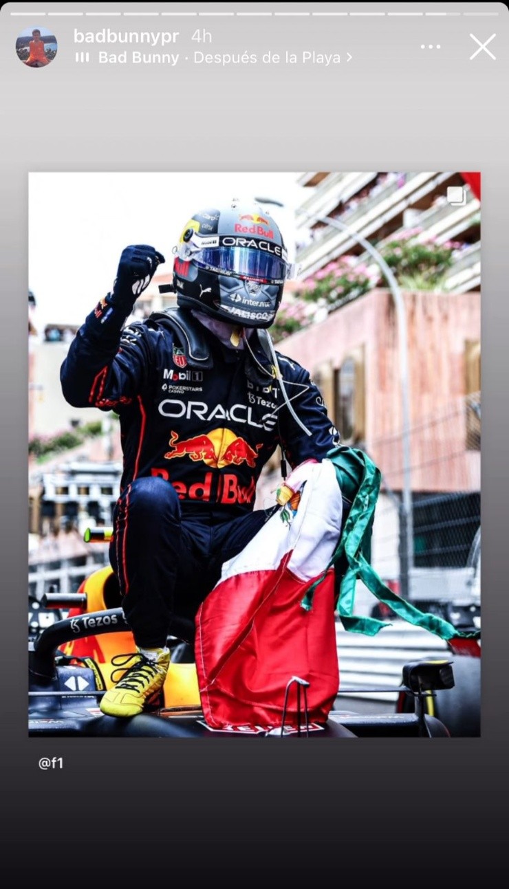 Bad Bunny y Checo Pérez (1)