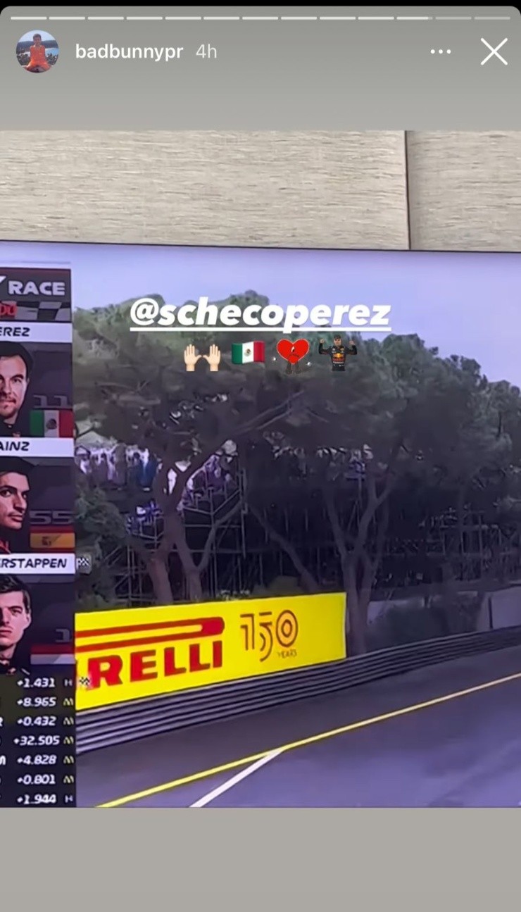 Bad Bunny y Checo Pérez (2)