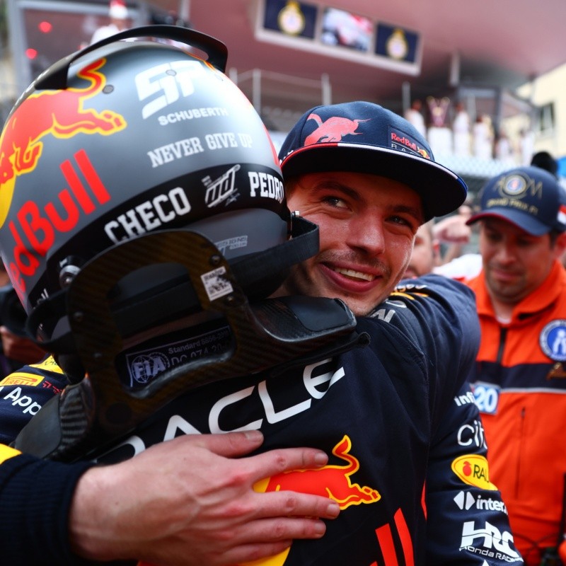 Verstappen se mostró feliz por la victoria de Checo Pérez