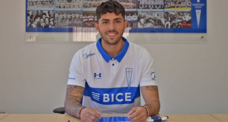 Daniel González presentado en la UC | Foto: Cruzados 