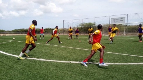 Antigua and Barbuda team in May 2022