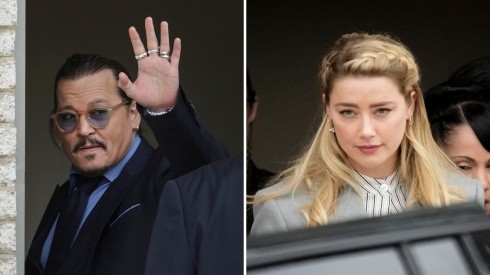 Foto 1: Johnny Depp - Kevin Dietsch/Getty Images | Foto 2: Amber Heard - Drew Angerer/Getty Images