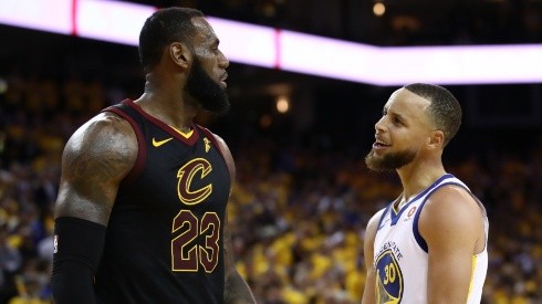 LeBron James y Stephen Curry.