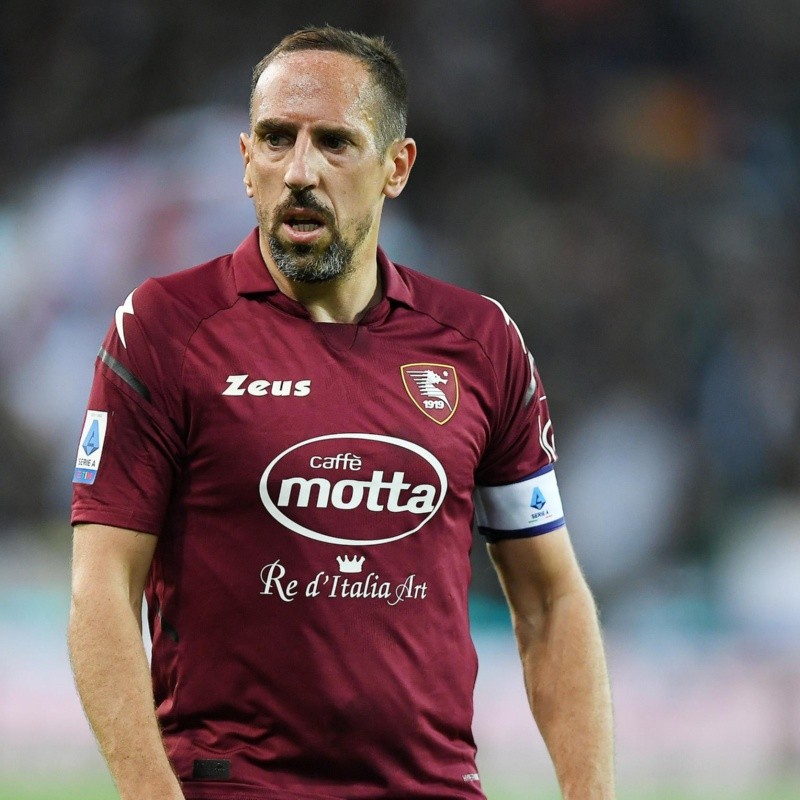 Hasta los 40 años: Ribéry renovará con Salernitana