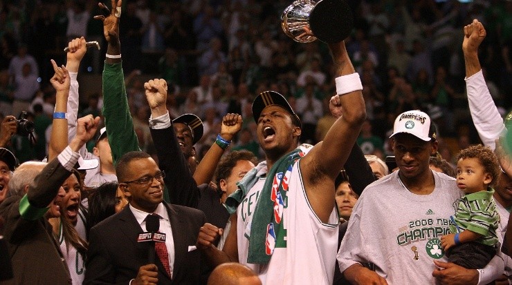 Paul Pierce, Boston Celtics, 2008-2009 NBA season. (Getty Images)