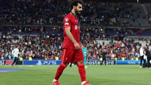 Mohamed Salah tras la final de París.