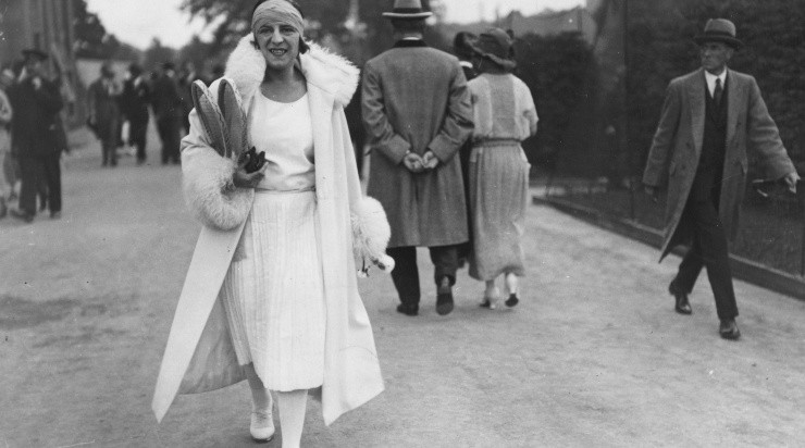 Suzanne Lenglen, siempre elegante (Getty)