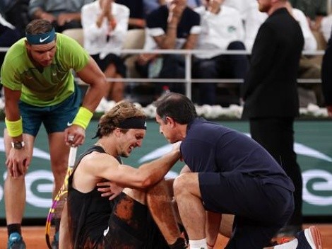 Zverev tem lesão chocante, abandona e Nadal se classifica para a final de Roland Garros