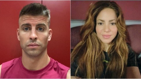 Foto esq. (Instagram oficial de Piqué.). Foto dir. (Instagram oficial da Shakira.).