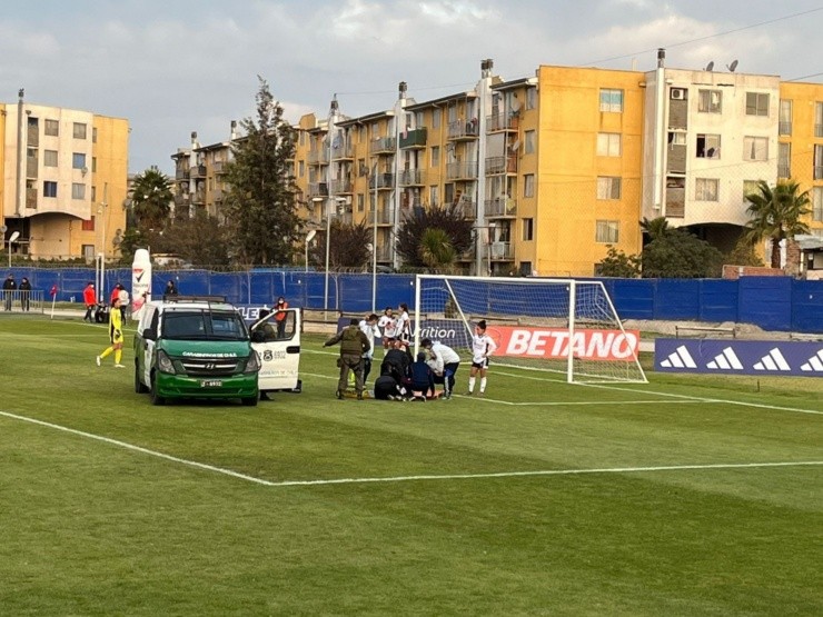 La jugadora Javiera Grez fue retirada por Carabineros | Foto: Bolavip 