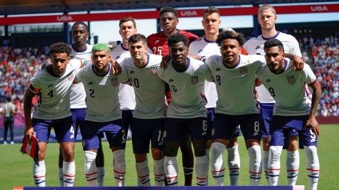 Selección de Estados Unidos en juego ante Uruguay