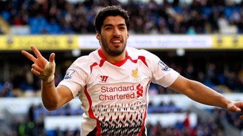 Luis Suárez, el más rutilante de los uruguayos en Liverpool.