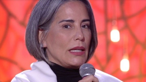 Gloria Pires durante participação no "Encontro" - Imagem: Reprodução/Globo