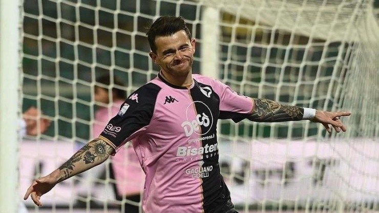 Matteo Brunori, el goleador de Palermo.