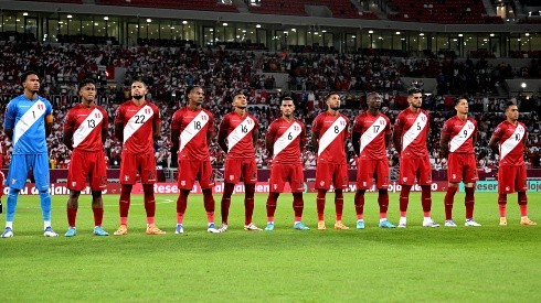 El once titular de Perú en Doha