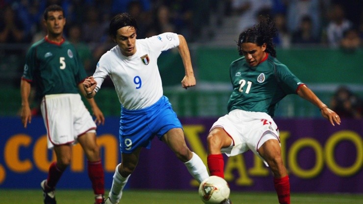 México sumó un empate ante Italia en Corea-Japón 2002.