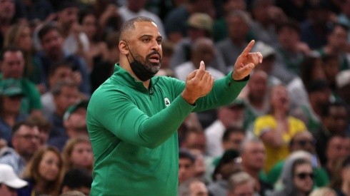 Maddie Meyer/Getty Images/ "Vamos trazer a série de volta para San Francisco", promete o técnico dos Celtics após derrota desta terça.
