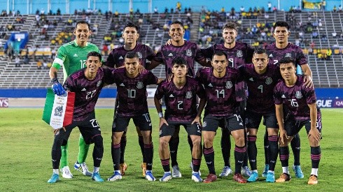 La selección mexicana que jugó ante Jamaica en la Liga de Naciones.