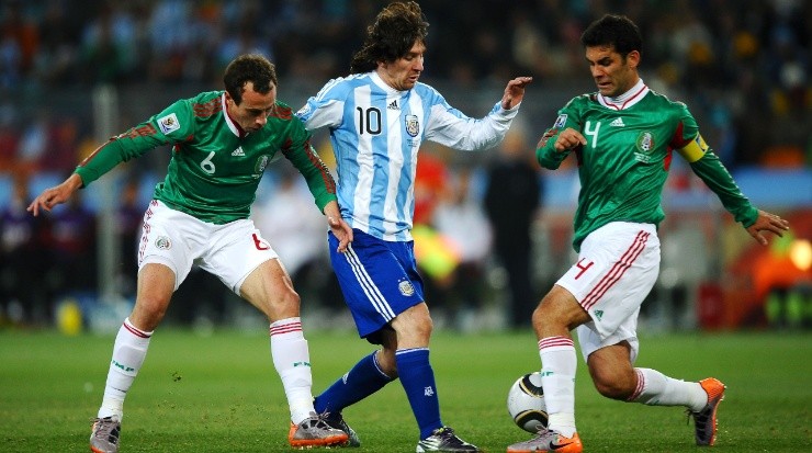 Mexico vs Argentina, South Africa. (Laurence Griffiths/Getty Images)