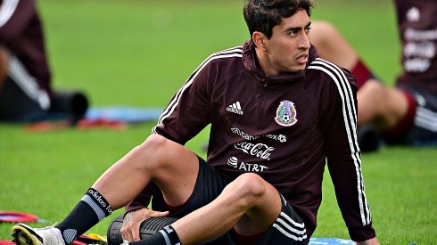Govea en un entrenamiento con la Selección Mexicana.