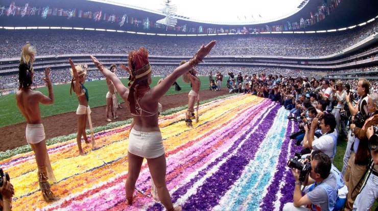 Azteca Stadium, Mexico 1986. (Allsport/Getty Images/Hulton Archive)