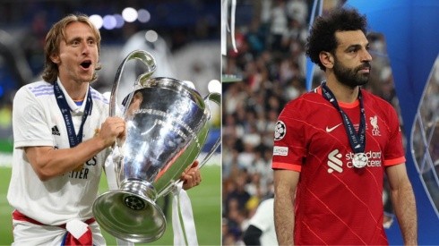 Luka Modric trolleo a Mohamed Salah en la final de la Champions