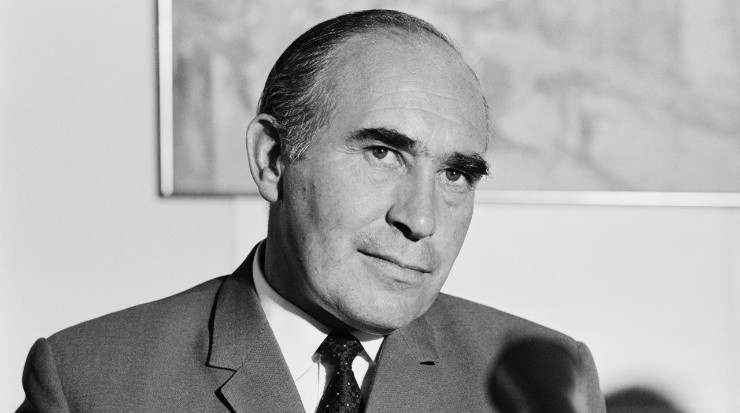 Alf Ramsey, English coach. (William Lovelace/Daily Express/Getty Images)