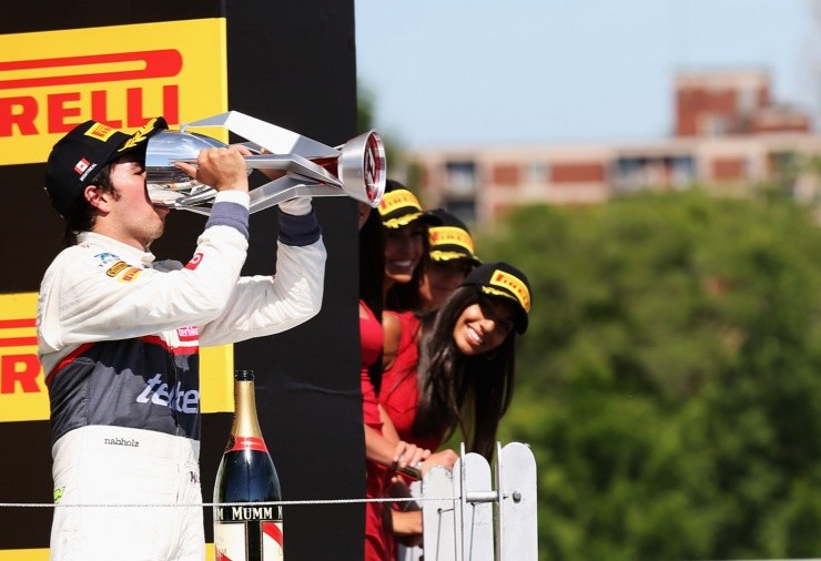 Checo ya sabe de remontadas en el GP de Canadá. Créditos: Getty Images