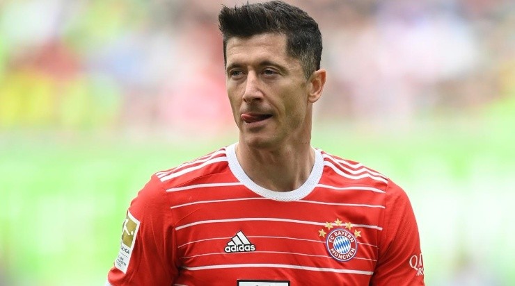 Robert Lewandowski of Bayern Munich  (Photo by Stuart Franklin/Getty Images)