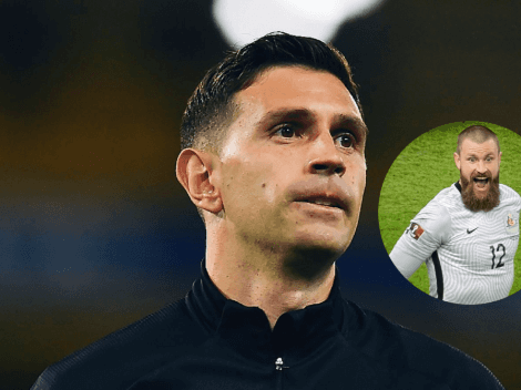 Emiliano 'Dibu' Martínez elogió al portero de Australia en los penales ante Perú