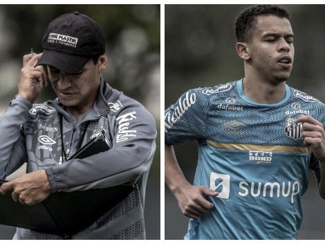 Bustos 'ousa' com Sandry e define Santos contra o Corinthians; veja time