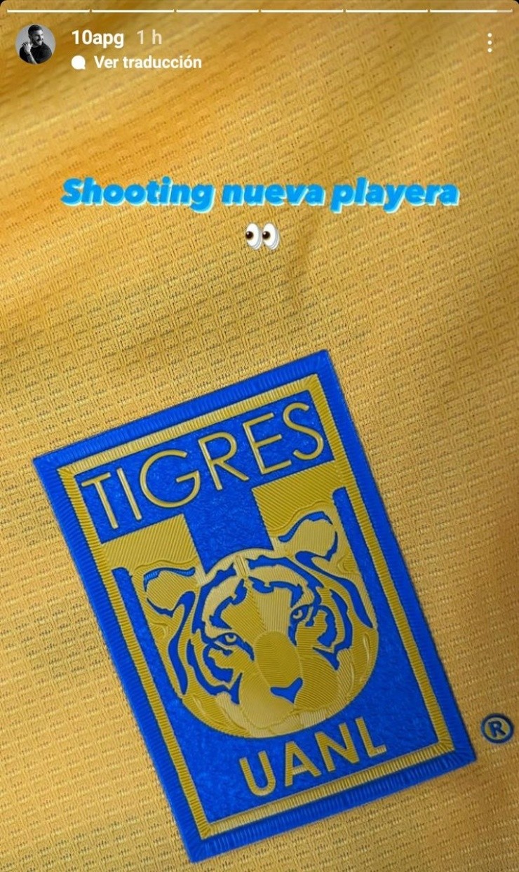 Nuevo escudo de Tigres para 2022-23 | Instagram: @10apg
