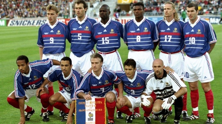 France National Team, FIFA World Cup France 1998. (Allsport UK /Allsport)