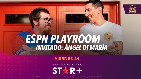 Ángel Di María en ESPN Playroom, con Migue Granados, por Star+: día y horario del estreno de la entrevista