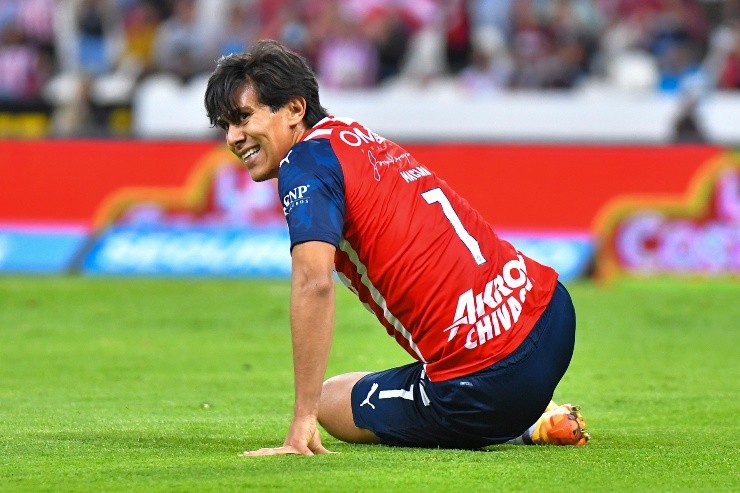 Guadalajara, Jalisco, 20 de marzo de 2022.  Jose Juan Macias, durante el partido de la jornada 11 del torneo Grita Mexico Clausura 2022 de la Liga BBVA MX, entre los Rojinegros del Atlas y las Chivas Rayadas del Guadalajara, celebrado en el estadio Jalisco. Foto: Imago7/Sandra Bautista