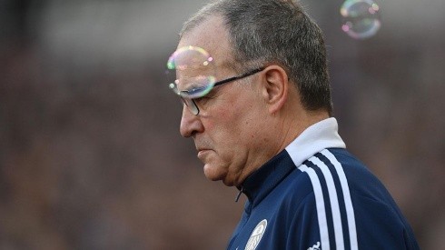 Marcelo Bielsa en dirección de Leeds.